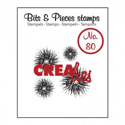 Crealies Clear Stamp - Nr. 80 Fusselige Kreise